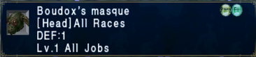 Boudox's Masque