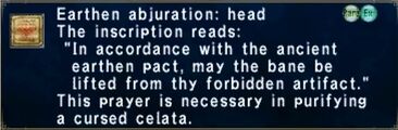 Earthen Abjuration: Head