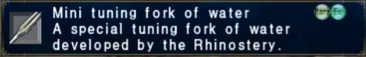 Mini Tuning Fork of Water