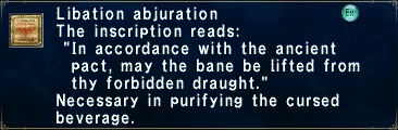 Libation Abjuration